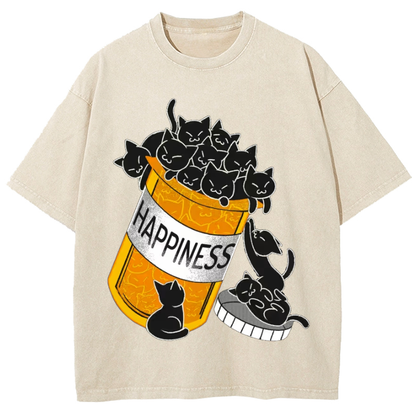 Cats Are My Happiness Medicine! T-Shirt